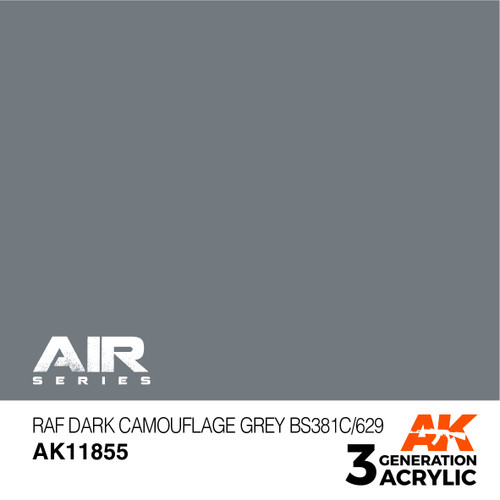 3G Air 055 - RAF Dark Camouflage Grey BS381C/629 -AK11855 3G Air 055 - RAF Dark Camouflage Grey BS381C/629 -AK11855