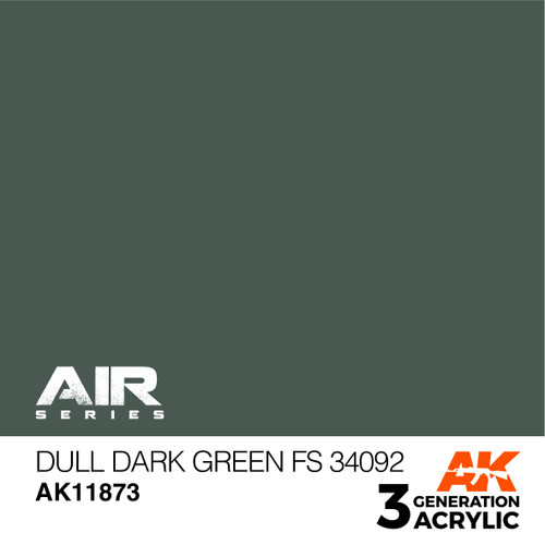 3G Air 073 - Dull Dark Green FS 34092 - AK11873 3G Air 073 - Dull Dark Green FS 34092 - AK11873