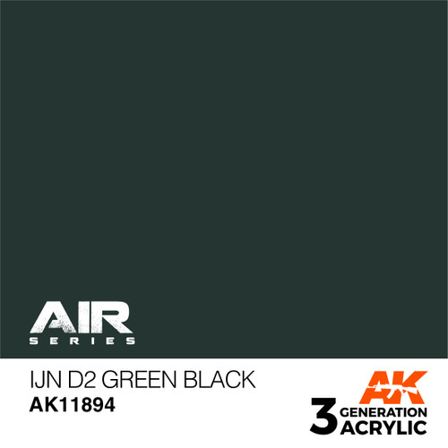 3G Air 094 - IJN D2 Green Black - AK11894 3G Air 094 - IJN D2 Green Black - AK11894