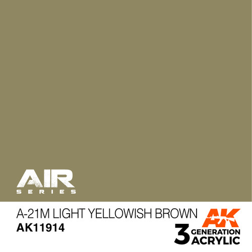 3G Air 114 - A-21m Light Yellowish Brown - AK11914 3G Air 114 - A-21m Light Yellowish Brown - AK11914