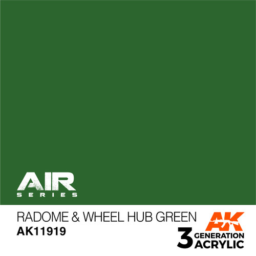 3G Air 119 - Radome & Wheel Hub Green - AK11919 3G Air 119 - Radome & Wheel Hub Green - AK11919