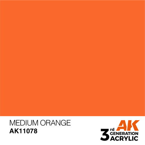 3G 078 -  Medium Orange - AK11078 3G 078 -  Medium Orange - AK11078