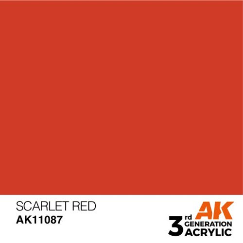 3G 087 -  Scarlet Red - AK11087 3G 087 -  Scarlet Red - AK11087