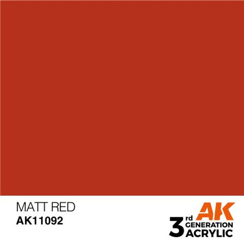3G 092 -  Matt Red - AK11092
