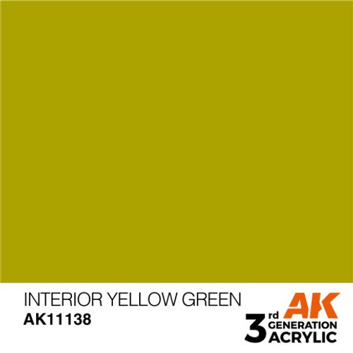 3G 138 -  Interior Yellow Green - AK11138 3G 138 -  Interior Yellow Green - AK11138