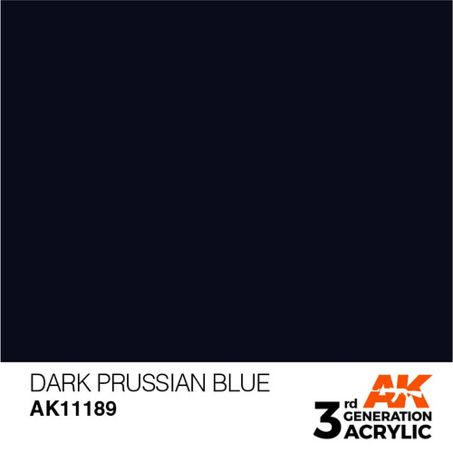 3G 189 -  Dark Prussian Blue - AK11189 3G 189 -  Dark Prussian Blue - AK11189