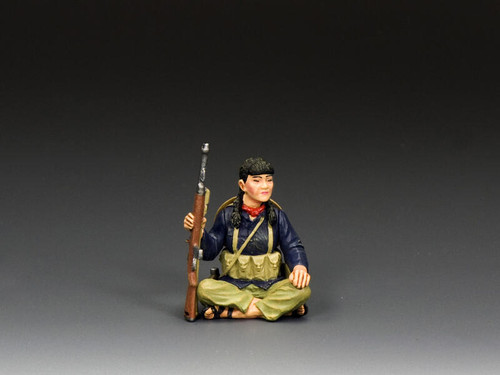 KACVN160 - Sitting VC Female Soldier KACVN160 - Sitting VC Female Soldier