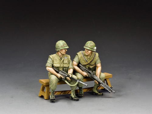 KACVN174 - Sitting M60 Gun Team KACVN174 - Sitting M60 Gun Team