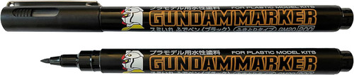 Mr Hobby Gundam Marker Black (Brush) - GM20