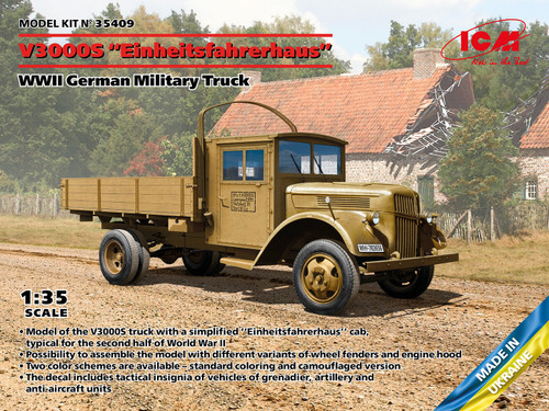 1/35 V3000S 'Einheitsfahrerhaus', WWII German Military Truck, Vehicle 1/35 V3000S 'Einheitsfahrerhaus', WWII German Military Truck, Vehicle