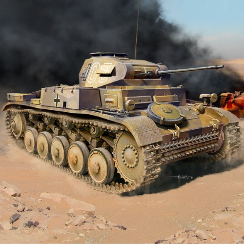 1/35 GERMAN PANZER II AUSF. F "NORTH AFRICA" - 13535 1/35 GERMAN PANZER II AUSF. F "NORTH AFRICA" - 13535