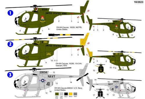 1/72 Hughes OH-6 'Cayuse' - 7865