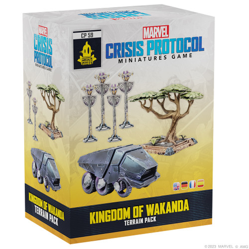 CP059 - MARVEL CRISIS PROTOCOL: KINGDOM OF WAKANDA TERRAIN PACK CP059 - MARVEL CRISIS PROTOCOL: KINGDOM OF WAKANDA TERRAIN PACK