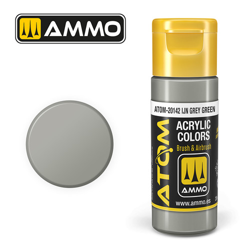 AMM20142 - ATOM Acrylic Paint: IJA Grey Green FS36440 - RAL7038 20ml AMM20142 - ATOM Acrylic Paint: IJA Grey Green FS36440 - RAL7038 20ml