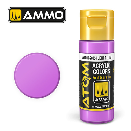 AMM20154 - ATOM Acrylic Paint: Light Plum 20ml AMM20154 - ATOM Acrylic Paint: Light Plum 20ml