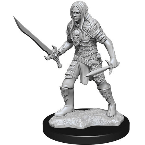 Pathfinder Battles Deep Cuts Unpainted Minis: W13 Male Elf Fighter