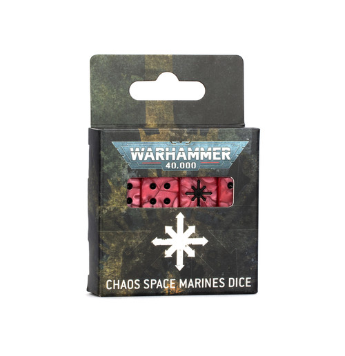 GW46-62 CHAOS SPACE MARINES DICE SET