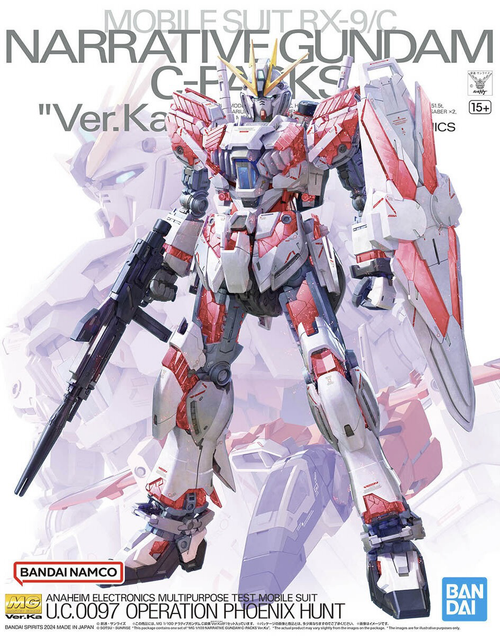 1/100 MG Narrative Gundam C-Packs Ver. Ka "Gundam NT"