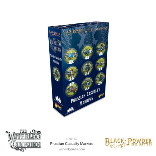 Nap Epic Battles: Prussian Casualty Markers Nap Epic Battles: Prussian Casualty Markers