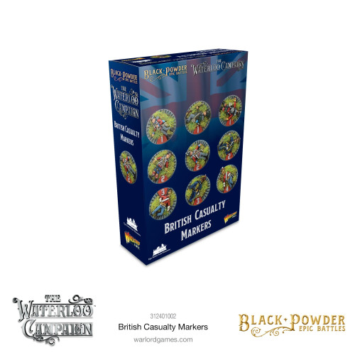 Black Powder Epic Battles: Napoleonic - British casualty markers Black Powder Epic Battles: Napoleonic - British casualty markers