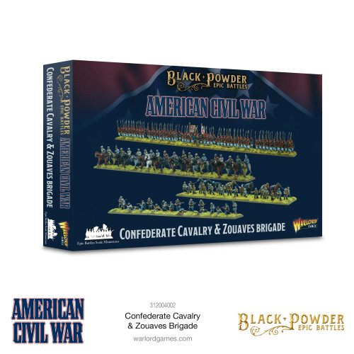 Black Powder Epic Battles: ACW - Confederate Cavalry & Zouaves brigade