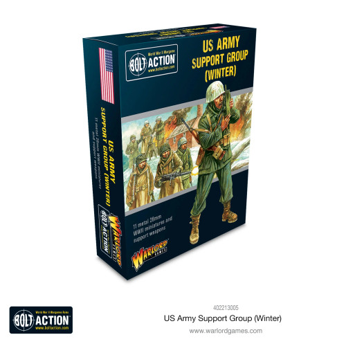 Bolt Action: Americans - US Army Winter Support Group (HQ, Mortar & MMG) Bolt Action: Americans - US Army Winter Support Group (HQ, Mortar & MMG)