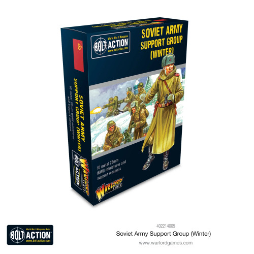 Bolt Action: Soviets - Soviet Army Winter Support Group (HQ, Mortar & MMG) Bolt Action: Soviets - Soviet Army Winter Support Group (HQ, Mortar & MMG)