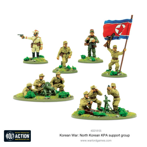 Bolt Action: Korean War - North Korean KPA support group Bolt Action: Korean War - North Korean KPA support group