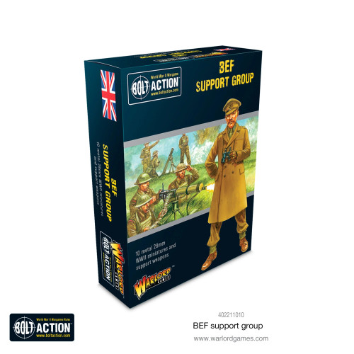 Bolt Action: British - BEF Support Group (HQ, Mortar & MMG) Bolt Action: British - BEF Support Group (HQ, Mortar & MMG)