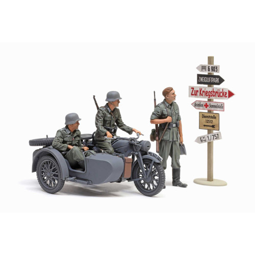 1/35 German KS600 Motorcycle & Sidecar - TAM35384 1/35 German KS600 Motorcycle & Sidecar - TAM35384