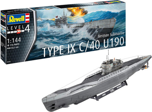 1/144 German Submarine Type IX C/40 U190 - REV05167