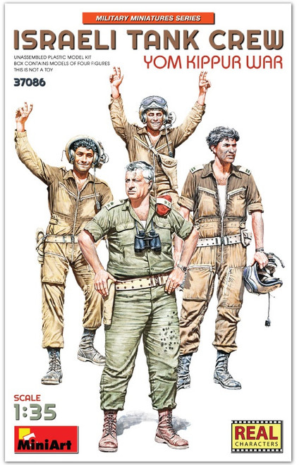 1/35 Israeli Tank Crew Yom Kipper War (4 figures) - MIA37086 1/35 Israeli Tank Crew Yom Kipper War (4 figures) - MIA37086
