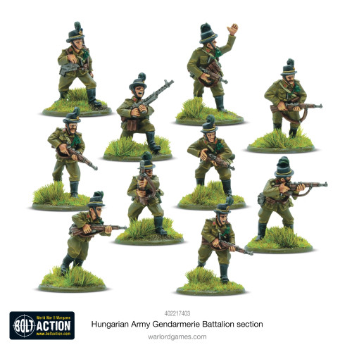 Bolt Action: Hungarians - Gendarmerie Battalion Section Bolt Action: Hungarians - Gendarmerie Battalion Section
