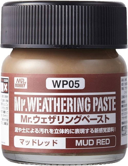 Mr. Weathering Paste - Mud Red - 40ml Mr. Weathering Paste - Mud Red - 40ml