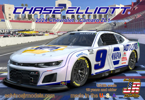1/24 Chase Elliott #9 White NAPA Scheme HMC2024CELA 1/24 Chase Elliott #9 White NAPA Scheme HMC2024CELA