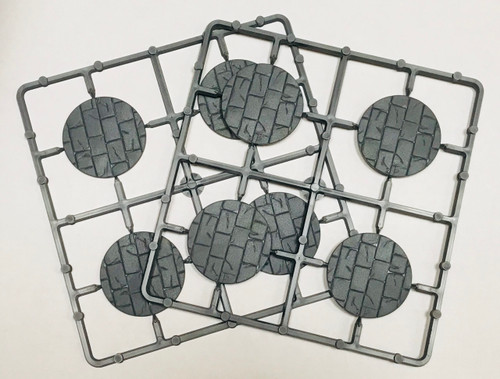 40mm Diameter Paved Effect Bases - RENRN40DIAPAVED