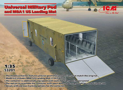 1/35 Universal Military Pod and M8A1 landing mat