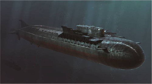 1/350 SSGN OSCAR II CL    KURSK CRUISE MIS.SUB - 83521