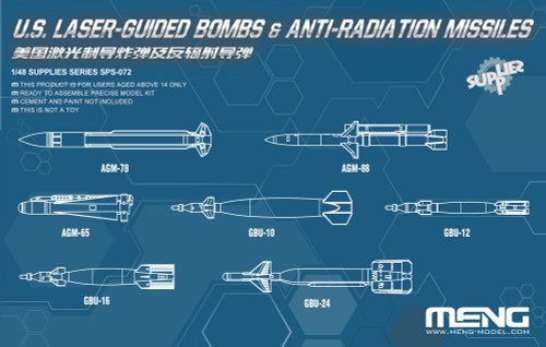 1/48 U.S. Laser-Guided Bombs & Anti-Radiation Missiles