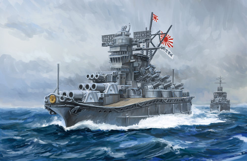 Qstyle Chibimaru Ship Yamato (w/Photo-Etched Parts & Wood Deck Seal)