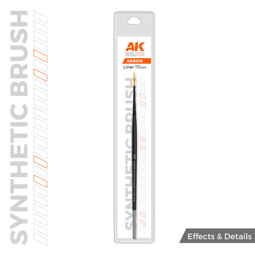 AKB018 - Synthetic Brush - Liner 17mm