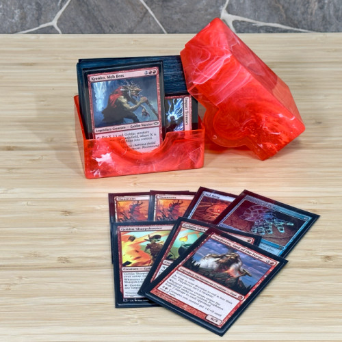 Prism Deck Case- Carnelian Red