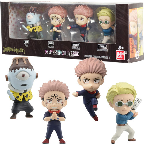 Jujutsu Kaisen - Yuji Itadori, Kento Nanami, Ryomen Sukuna, and Jogo, Adverge Figure Box (Set C)