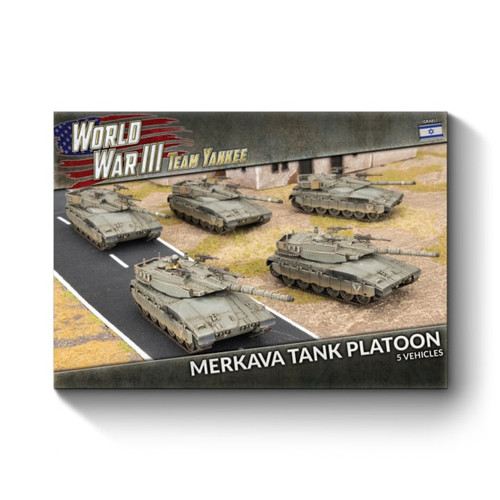 15mm Israeli Merkava 3 Tank Platoon - TIBX10