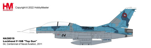1/72 Lockheed F-16B "Top Gun" 04, Centennial of Naval Aviation, 2011 - HA38019