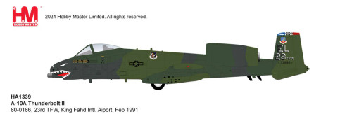 1/72 A-10A Thunderbolt II 80-0186, 23rd TFW, King Fahd Intl. Aiport, Feb 1991 - HA1339