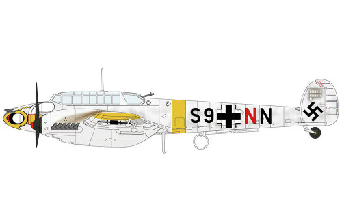 1/72 Bf 110E "S9+NN" flown by Lt. Herbert Kutscha, 5.:ZG 1, Soviet Union, 1942 - HA1816