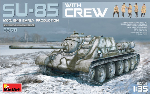 1/35 SU-85 Mod. 1943 (Early Production) w/Crew - MIA35178