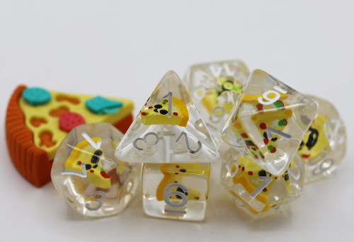 Pizza RPG Dice Set Pizza RPG Dice Set