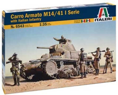 1/35 Carro Armato M14/41 I Series with Italian Infantry - ITA6543